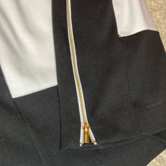 Calvin Klein Zip Up Dress size 4 white/black - Picture 8 of 10